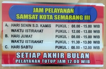 Jadwal Dan Lokasi Semarang 3 Januari 2023